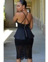 Rochie Peplum Neagra Rochie Peplum Neagra